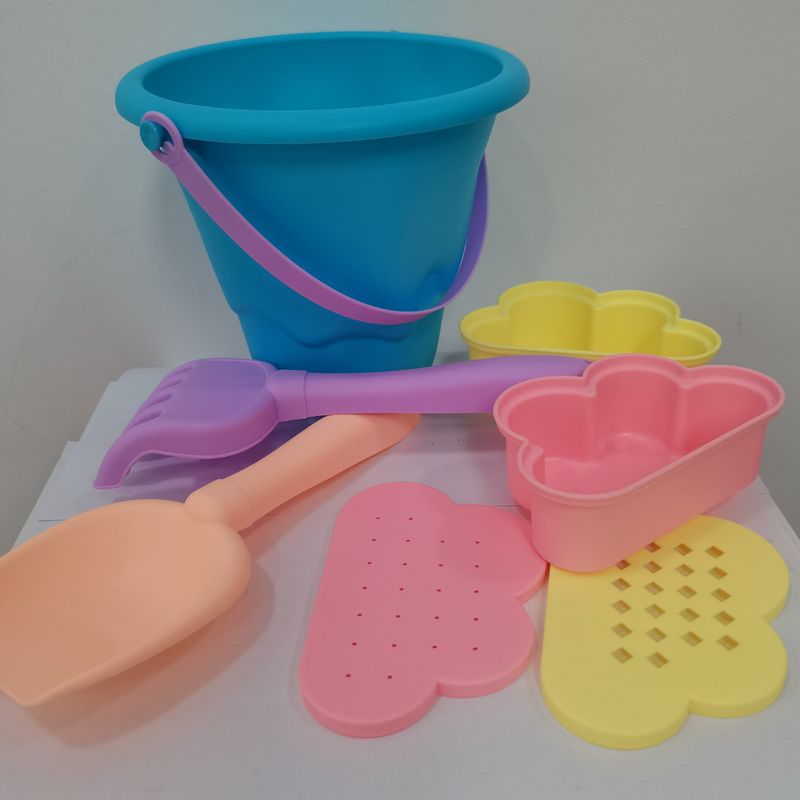 Jucării de plajă Găleată de plajă pliabilă pentru copii Set de scule de nisip pentru joacă Set cu 11 piese Lopată pentru joacă cu apă și nisip Săpat cu nisip pentru animale_voghion.com
