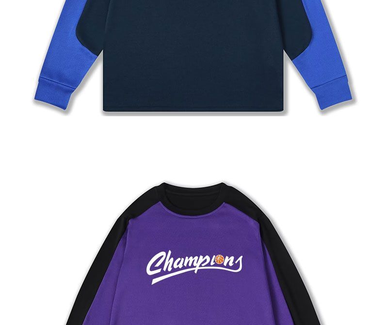 Dünnes, langärmeliges, farbblockiertes Shooting-T-Shirt aus Amerika für Basketballtraining, Trocknen von Kleidung, schnellen Sport, locker_voghion.com
