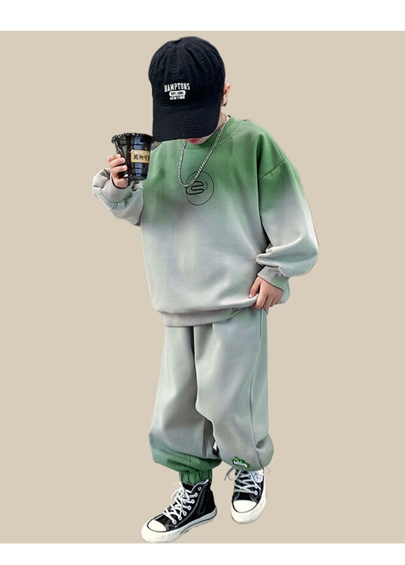 Jongen Outfit Set 2024 neie Stil vu mi bis grouss Kanner Hooie Sportskleeder Fréijoer Hierscht Stiler cool a modesch_voghion.com