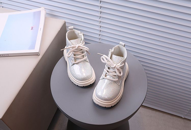 Children' Martin 2024 Autumn/Winter New Boy' Baby Shoe with Leather Surface Short and Front Strap Girl' Fahion_voghion.com