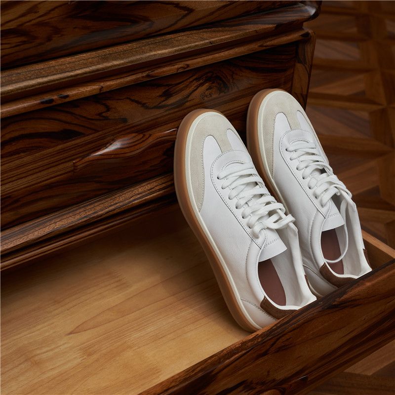 LP German Training For Men: Fashionable, Lightweight, Comfortable Design, Board Shoes, Business Casual, Cowhide, Soft_voghion.com