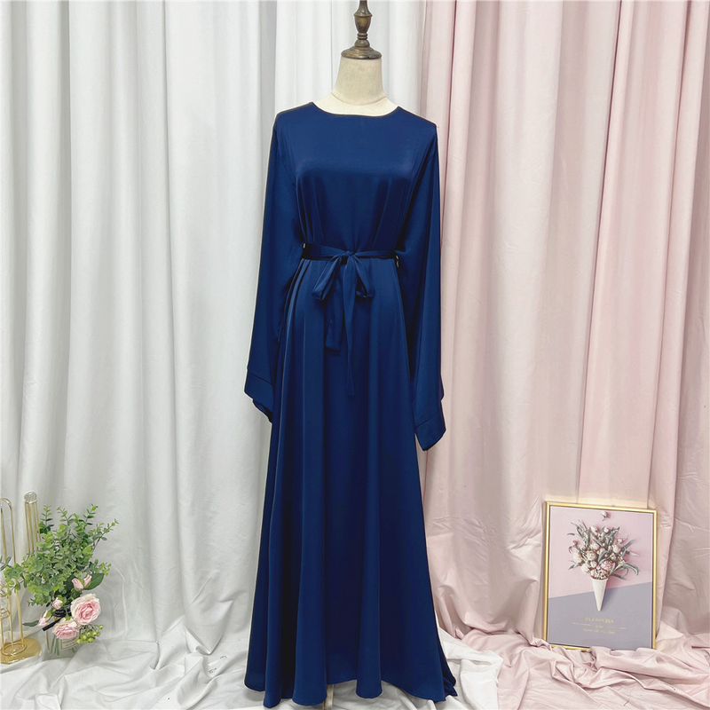Damenkleid Naher Osten Türkei einfarbig großes mehrfarbiges Robenkleid_voghion.com