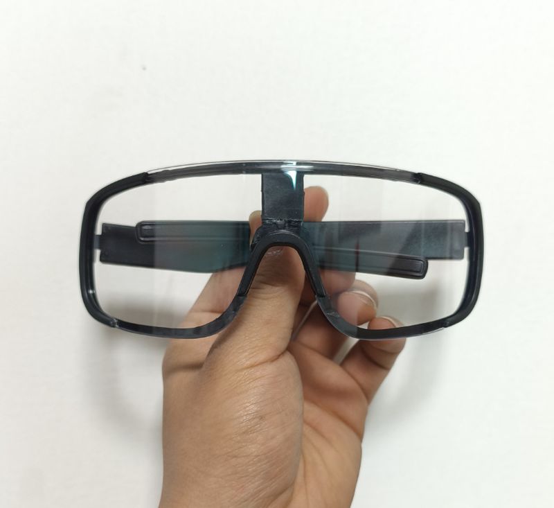 Outdoor Cycling Windproof Slimming Sunglasses Ski Goggles Protective Black Large Frame Hiking Glasses_voghion.com