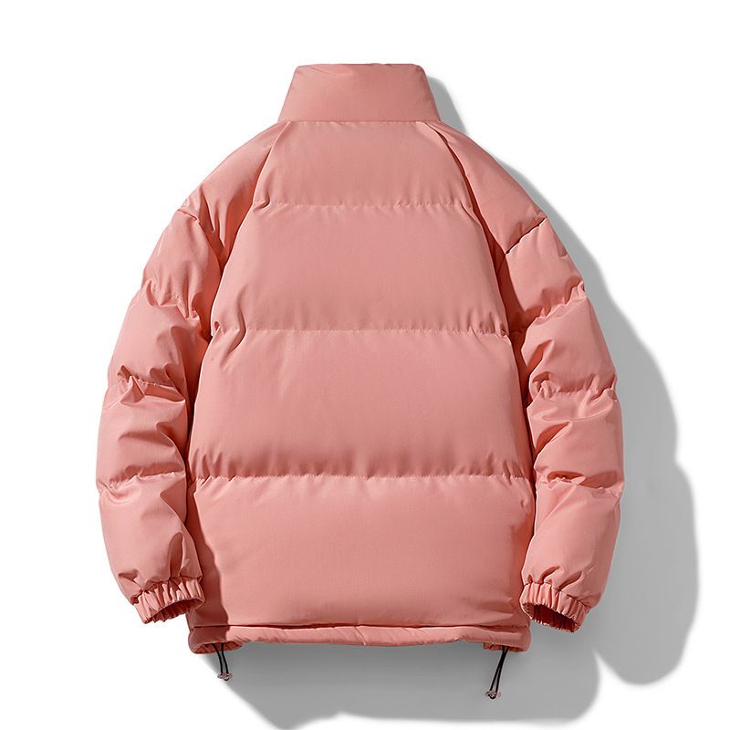 Live Couple Fleece-Daunenjacke für Herren und Damen, Winter-Pufferjacke, lockerer Baumwollmantel_voghion.com