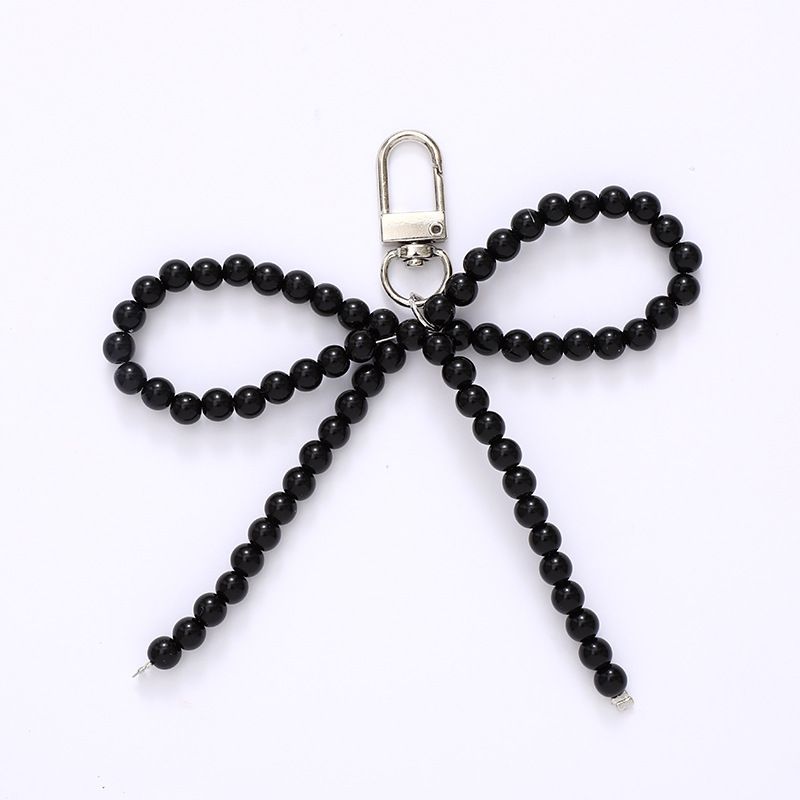 New Creative Personality Pearl Bowknot Pendant Bag Phone Case Keychain Ornament Exquisite Small Gift Accessories_voghion.com