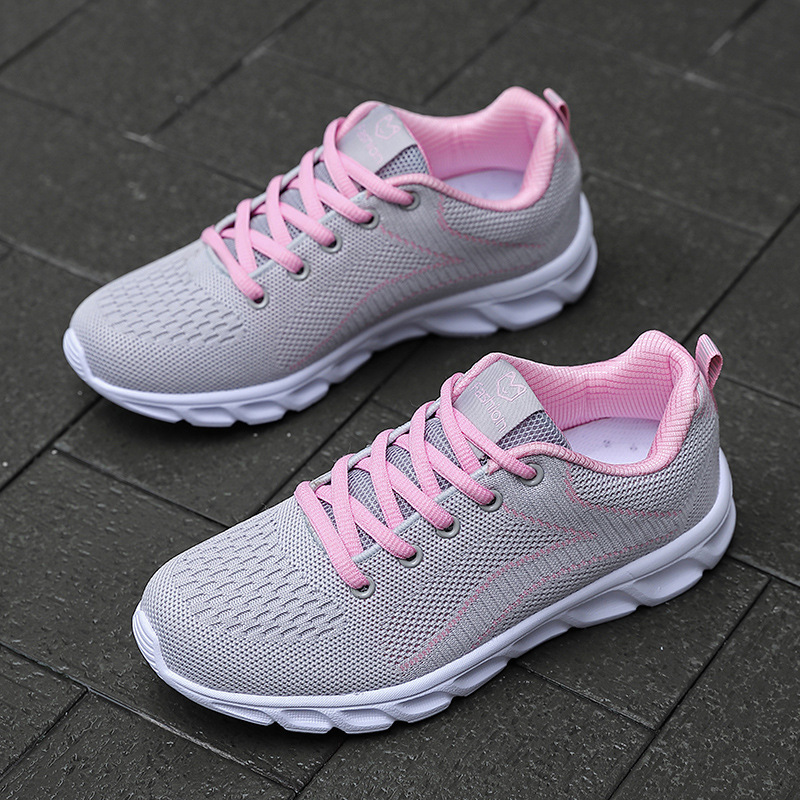 Spring Autumn New Lightweight Soft Bottom Outdoor Sports And Leisure For Women, Mesh Comfortable Running Shoes_voghion.com
