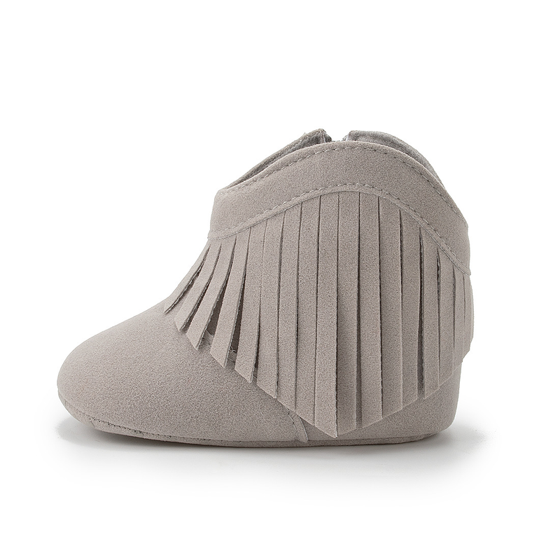 Baby Shoes Tassels Small Boots Warm Boots Soft Soled Toddler Shoes Enhanced Non-deformable Tassel Shoes_voghion.com