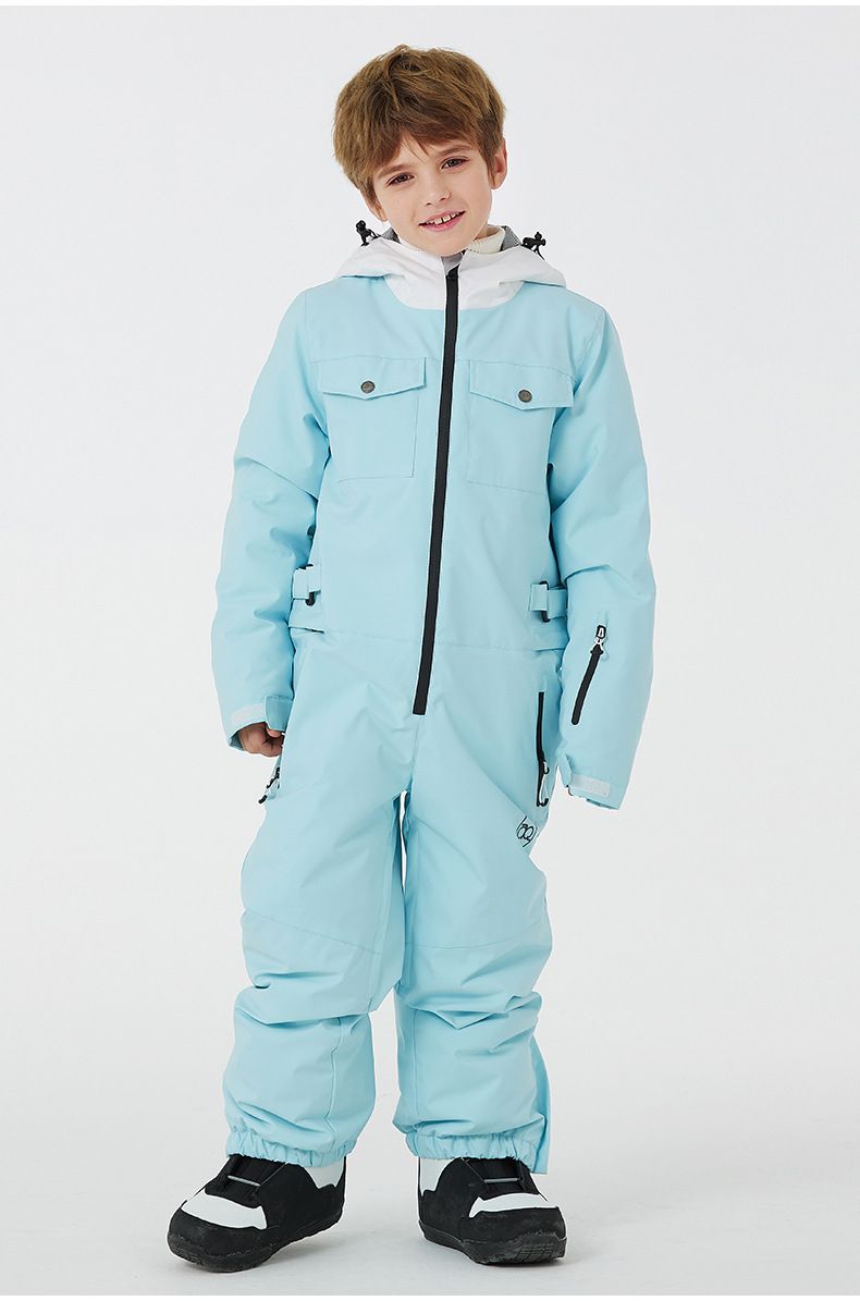 Koosspeak Children's Ski Suits For Boys And Girls, Waterproof, Warm, And Thickened For Winter Outdoor Use._voghion.com
