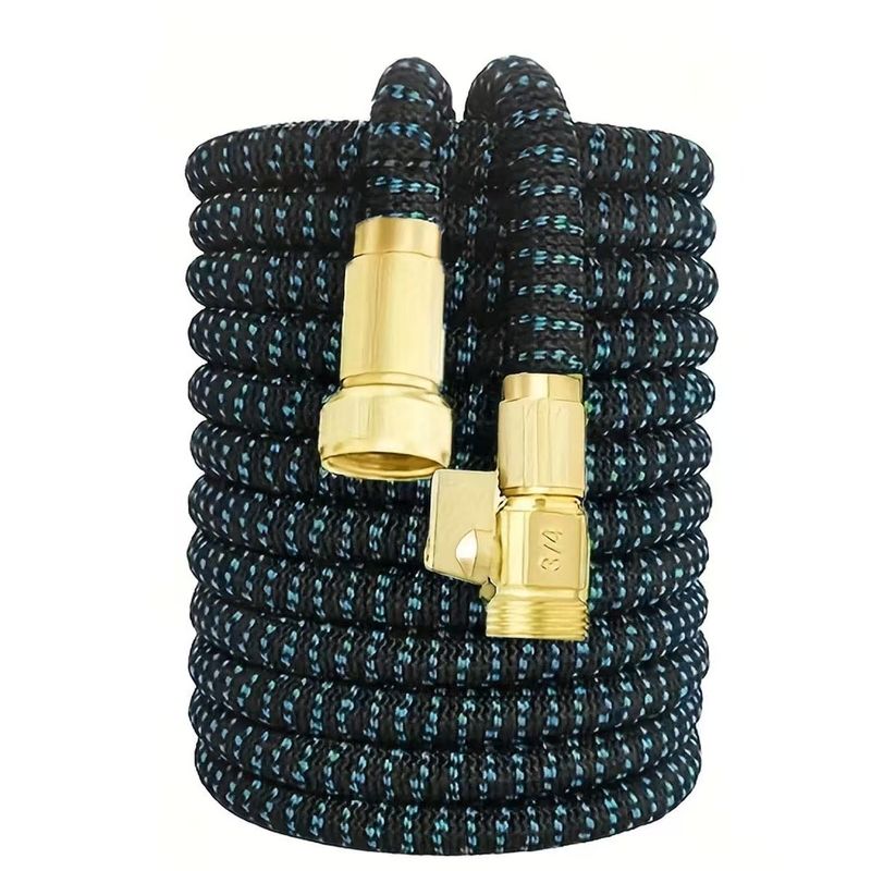 1 Piece Durable Rubber Hose, US Standard Connector, Suitable For Gardening, Car Washing, And Pet Bathing. Garden Hose Kit | Telescopic Hose | Durable_voghion.com