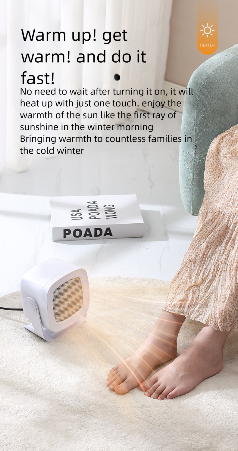 Riscaldatore elettrico portatile standard europeo-americano per casa e dormitorio, piccolo riscaldatore elettrico da tavolo a riscaldamento rapido_voghion.com