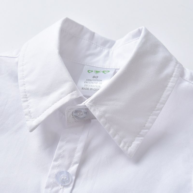 Children's Cotton Short-sleeved Shirt Boys Baby Children Short-sleeved Shirt Outside The Dress_voghion.com