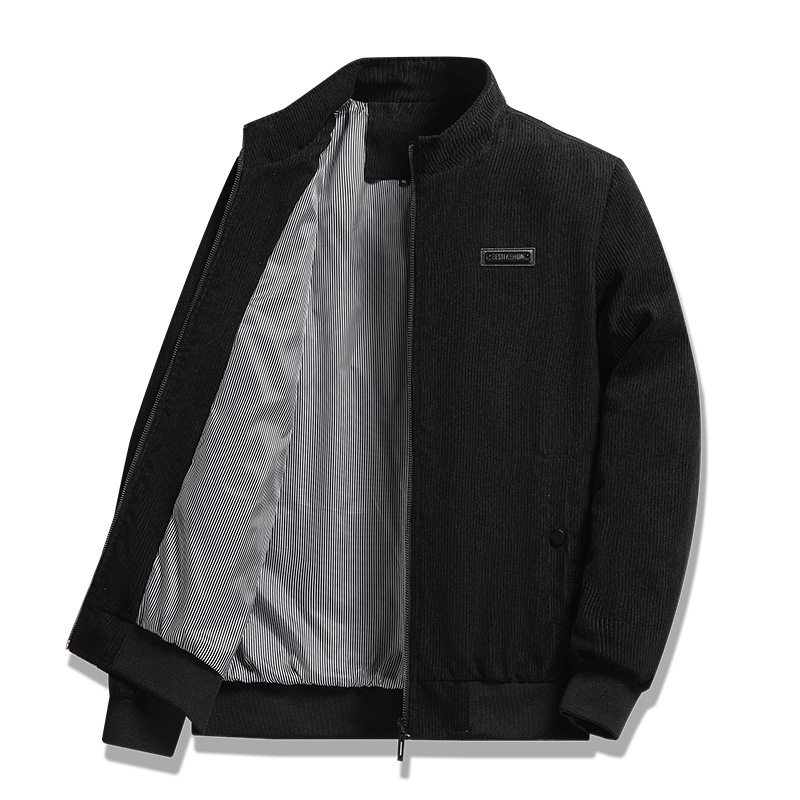 Winter New For Men, Autumn Winter Coat, Corduroy Cotton Jacket, Thickened Lambskin, Sports And Leisure Jacket With Added_voghion.com