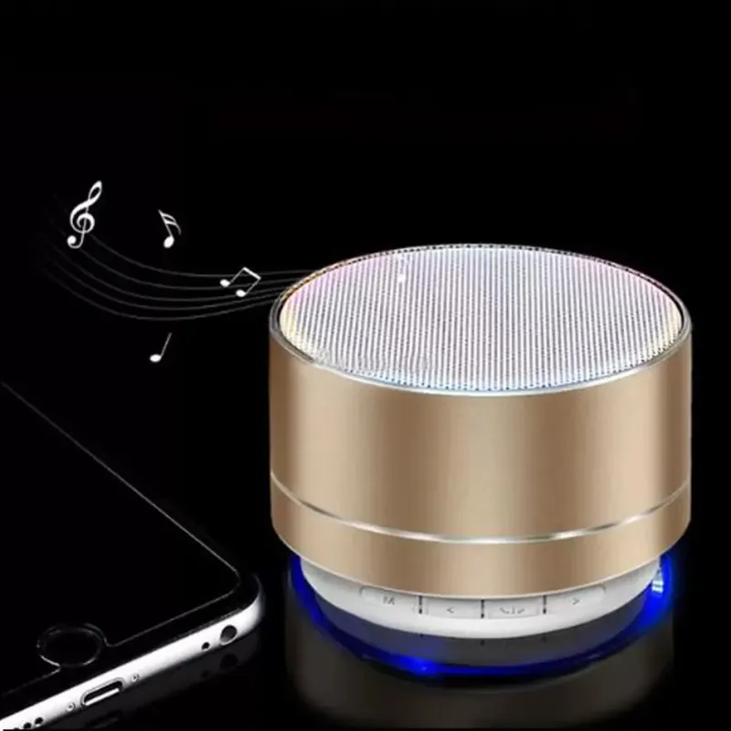 A10 Tragbarer drahtloser Mini-Karten-Bluetooth-Lautsprecher im Freien Audio Kleine Kanone Handy Computer Universal Subwoofer_voghion.com
