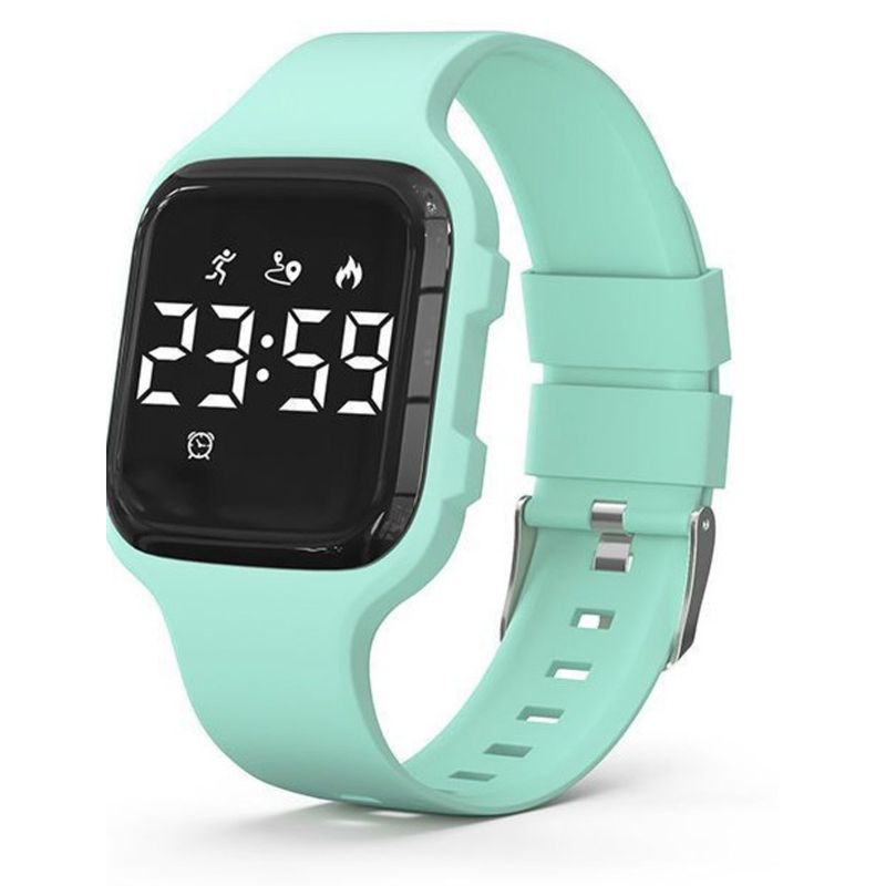 Square Waterproof Female Students, Elegant And Simple Sports Bracelet, High-end Luminous Vibration Alarm Electronic_voghion.com