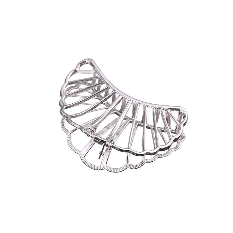 Haarschmuck Neue Stil Haarnadel Einfache Hohl Mesh Fächerförmige Haar Zubehör Große Größe Haarnadel Für Frauen_voghion.com