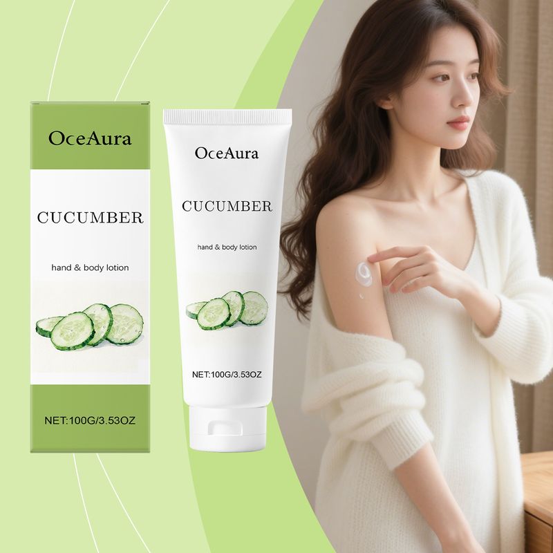 OCEAURA Cucumber Smooth, Delicate Elastic Skin Nourishing Hydrating Refreshing And Comfortable Body Lotion_voghion.com
