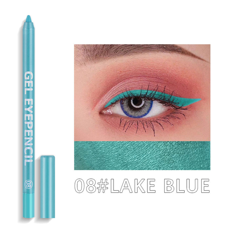 White Color Eyebrow Pencil Eyeliner Gel Waterproof Sweatproof Aegyo-sal Puff Eyeshadow Pen_voghion.com
