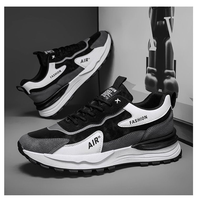 Glide Heren Sneakers 2025 Nieuwe Herfst Casual Leer Waterdicht Antislip Veelzijdig Zachte Zool Slijtvast Werkveiligheid Trendy_voghion.com