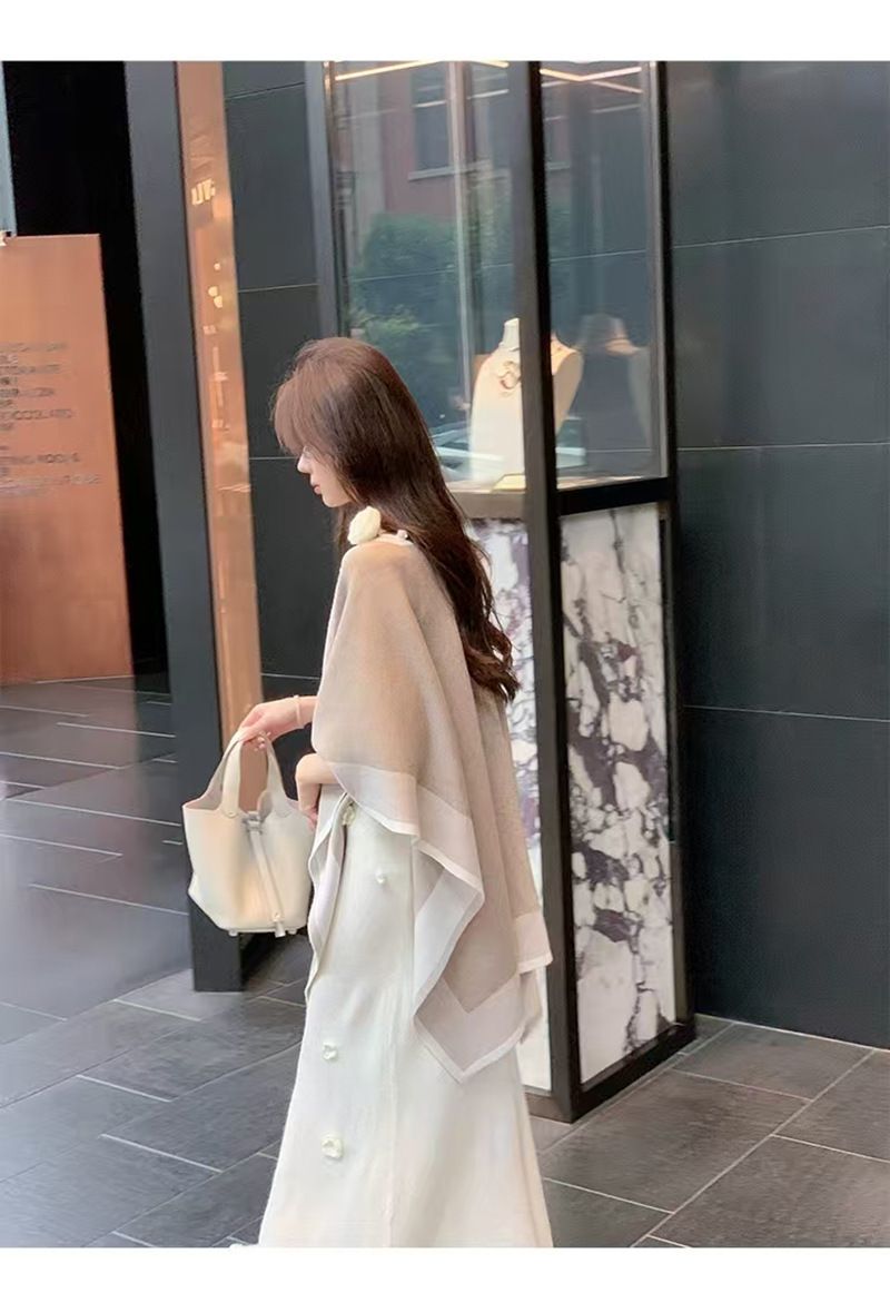 ragazza ragazza cardigan primavera mantello giacca lavorata a maglia autunno e inverno senza maniche grande donna nuovo scialle capospalla_voghion.com