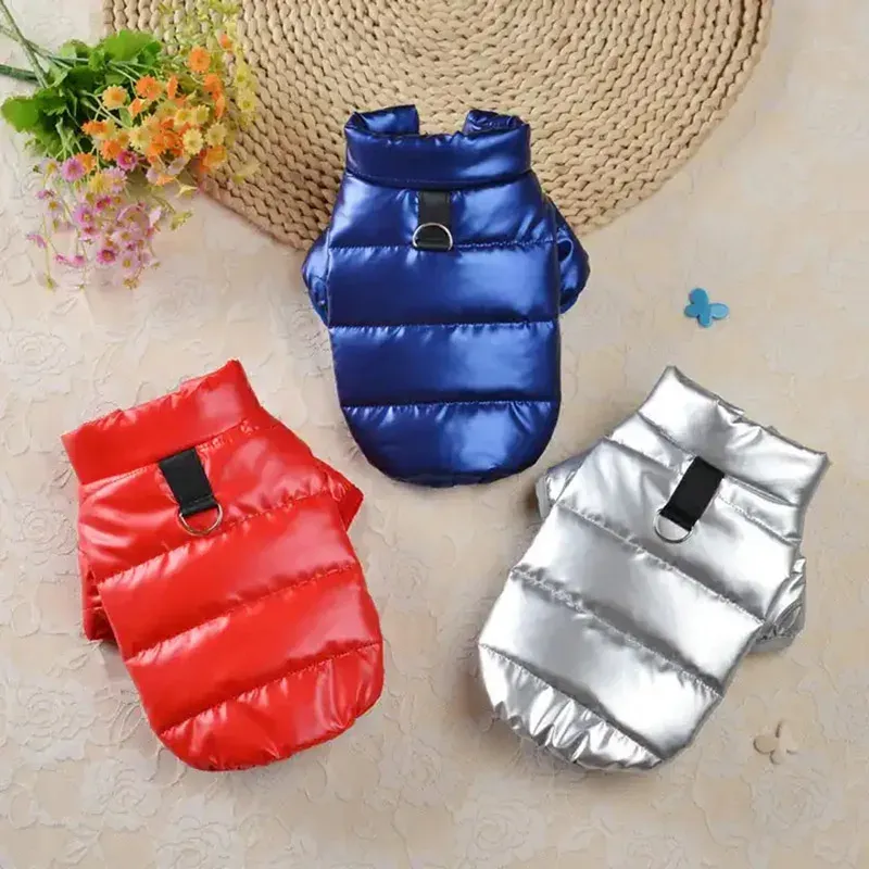 Winter Insulated Clothing Puppies, Bright Cotton Jacket Dogs With Fur, Waterproof Coat Pets, Small Dog Costume, By PawParty Store_voghion.com