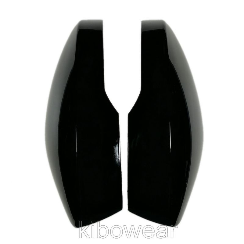 Black Side Wing Mirror Caps Cover for VW Nivus T-cross 2020 2021 2022 T-roc Troc Replace for Skoda Octavia III 2014 2019_voghion.com