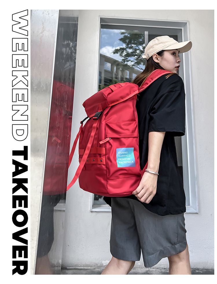 Schultasche Herren Trendy Funktionale Sport Outdoor Straße Große Kapazität Studentenrucksack Parka Computer Reisetasche_voghion.com