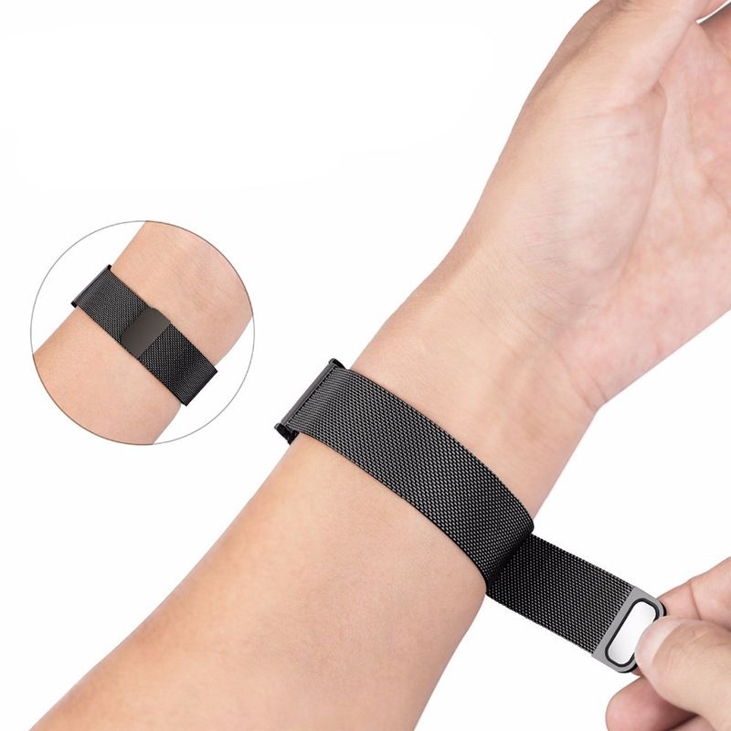 Pasek Milanese do Xiaomi Band 9 Active Metalowa pętla Bransoleta z etui Stal nierdzewna Pasek na nadgarstek do Xiaomi Smart Band 9 Active_voghion.com