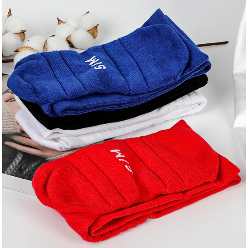 Skarpety do rugby dla dorosłych z bardzo długim włosiem. Zagęszczona amortyzacja. Dowolne bawełniane wysokie skarpetki z pętelkami_voghion.com