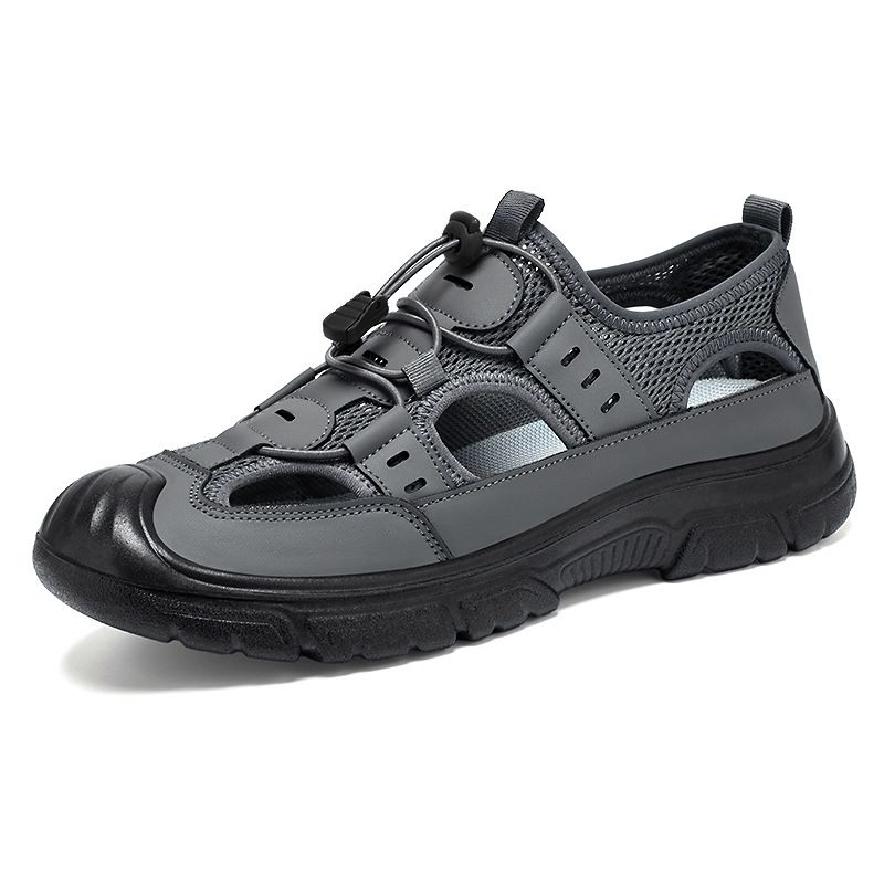 Atmungsaktive Sommersandalen zum Hineinschlüpfen, lässig, für Väter mittleren Alters und ältere Menschen, einzelne, nicht stinkende Herrenschuhe_voghion.com