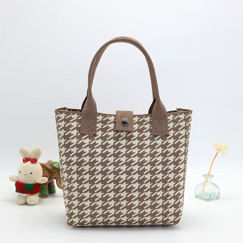 New Large Capacity Shoulder Tote Casual Handbag Versatile Korean Style Trendy Women's Bag_voghion.com