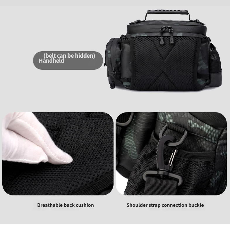 Borsa a tracolla portatile da esterno multifunzionale da pesca, nuova borsa a tracolla impermeabile per esche_voghion.com