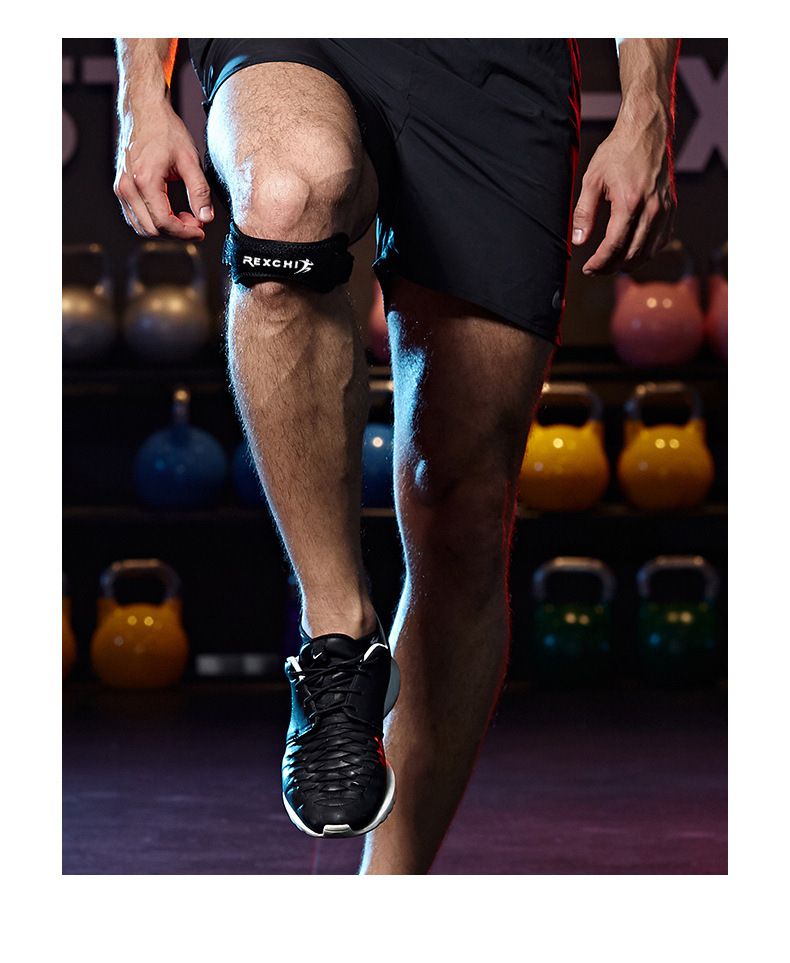 Diz koruma, nefes alabilen koşu, atlama ipi, fitness basketbol ekipmanları, menisküs koruma kayışı, patella kayışı_voghion.com