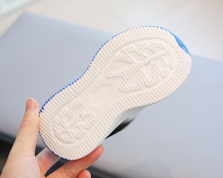Children's sneaker 2024 spring and autumn boys' casual shoes rotating button girls' running shoes breathable baby mesh shoes single_voghion.com