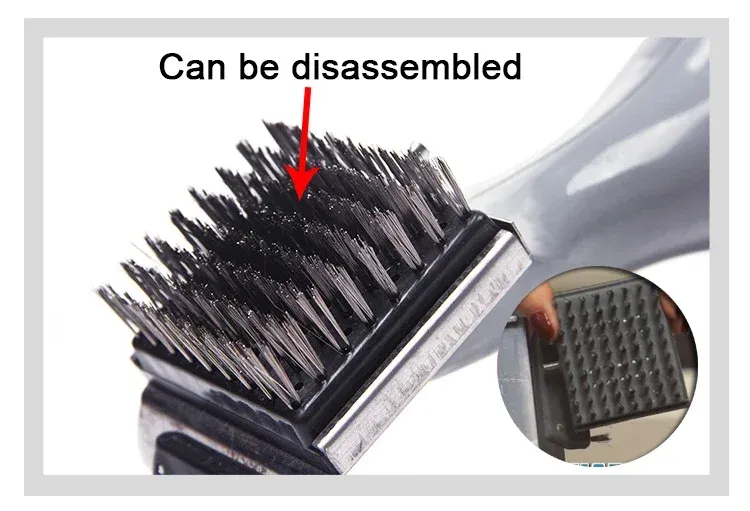 Barbecue Grill Outdoor Dampfreinigungsbürsten BBQ Reiniger Geeignet Für Holzkohle Schaber Gas Zubehör Kochen Küche Werkzeug_voghion.com
