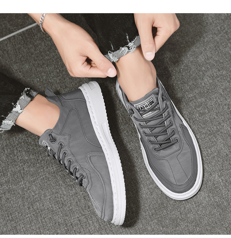 2024 Spring New Breathable Canvas Trendy Versatile Casual Sports Anti slip and Wear resistant Men's Board Shoes_voghion.com