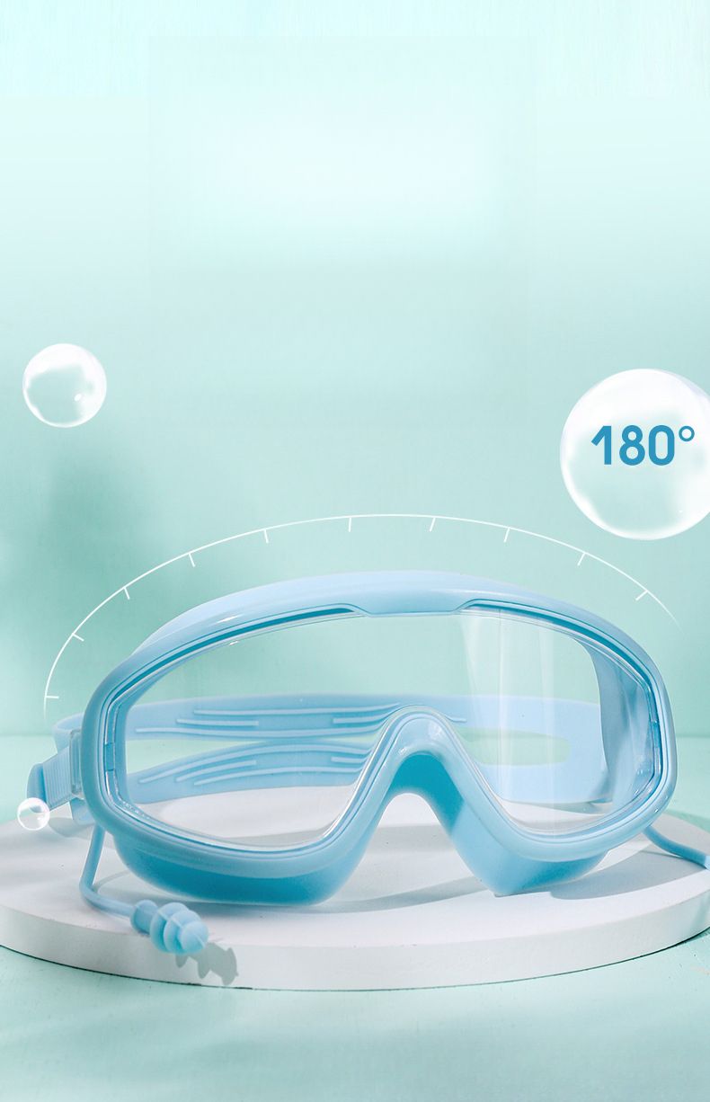 Adult Goggles Anti-Fog HD Professional Large Frame Prescription Diving Swimming Glasses Equipment_voghion.com