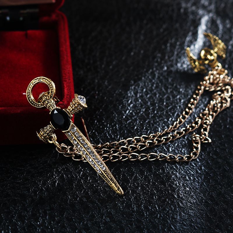 Spilla in lega retrò da uomo e da donna, spilla con distintivo, gioielli da uomo_voghion.com