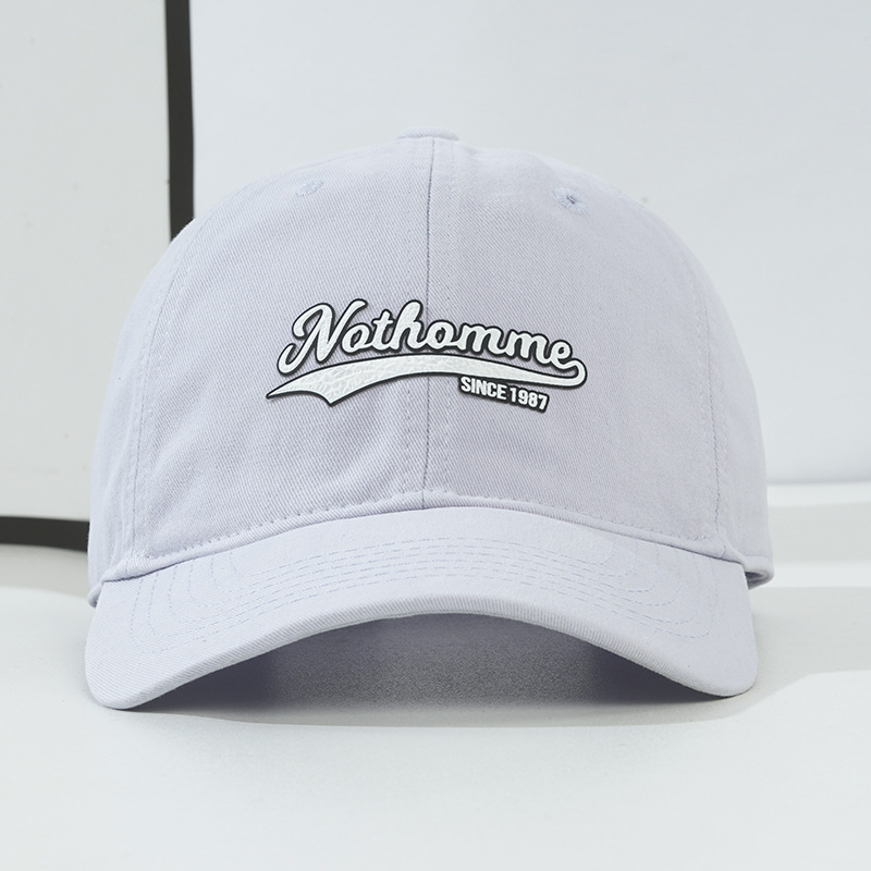 Nuovo da donna colla stampa Soft Top Baseball versione coreana Tide Wash approfondisce il viso Mostra piccolo cappello con lingua d'anatra da uomo_voghion.com