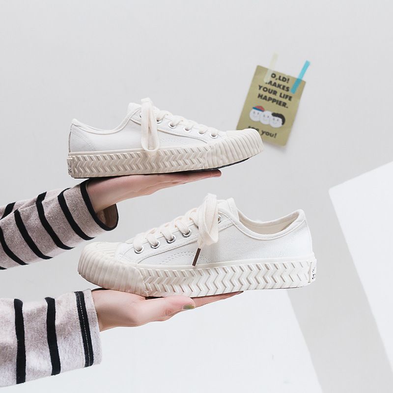 Spring New High Top Canvas Female Student Cookies, 1970 S Trendy Board Shoes, Internet Famous Sneakers_voghion.com