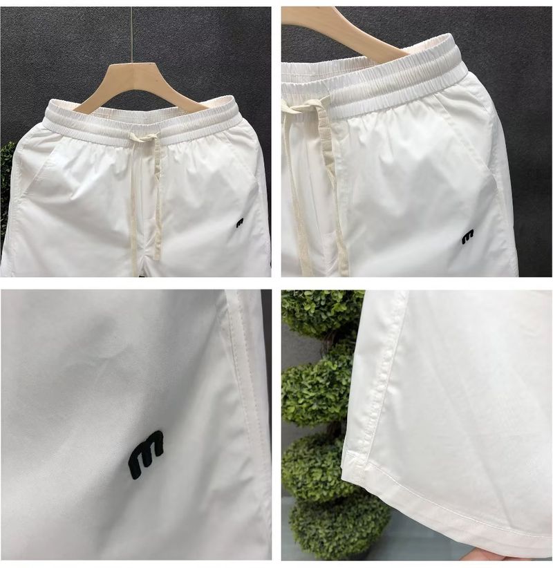 Men's Clothing 2024 Summer New Casual Shorts Men's Lightweight All match Five point Casual Pants Drawstring Elastic Half length Overalls_voghion.com