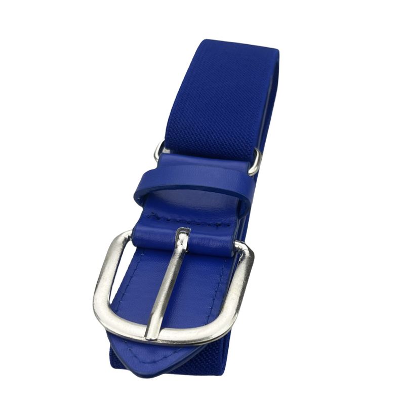 Cinturón de aleación de béisbol y sóftbol juvenil para mujer, elástico, con personalidad, ajustable, con hebilla de pasador, para hombre_voghion.com