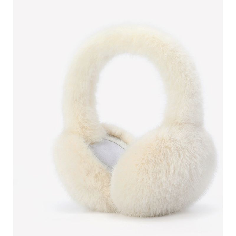 Chaussettes chaudes d'automne et d'hiver pour étudiantes, cache-oreilles mignons et chauds pour les trajets domicile-travail, cache-oreilles en peluche imperméables et chauds._voghion.com