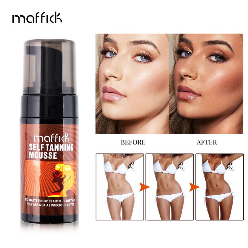 Scrub e trattamenti per il corpo Maffick Tanning Mousse Bubble Bronze Sun Free Sunbathing Sun Boosting Spot_voghion.com