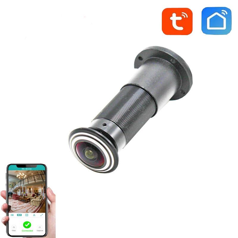 5G Gaffiti Tuya Dual Band Intelligente Antifurto Doo WiFi Cat Eye Grandangolo 180 Degee Bidirezionale Citofono Vocale_voghion.com