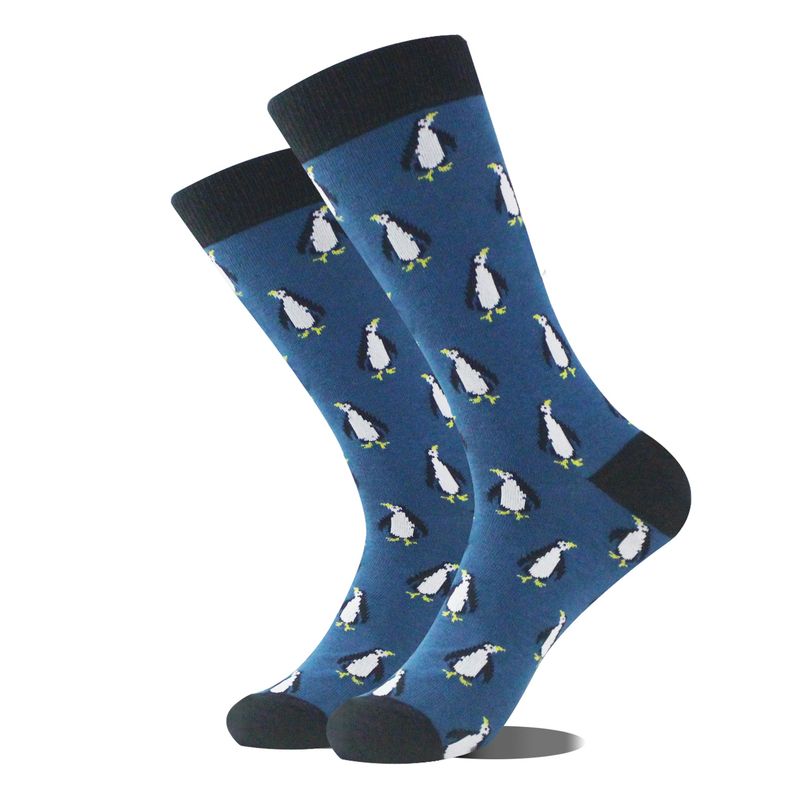 New style brand, same personalized mid length contrasting colors, men's cotton socks, trendy socks_voghion.com