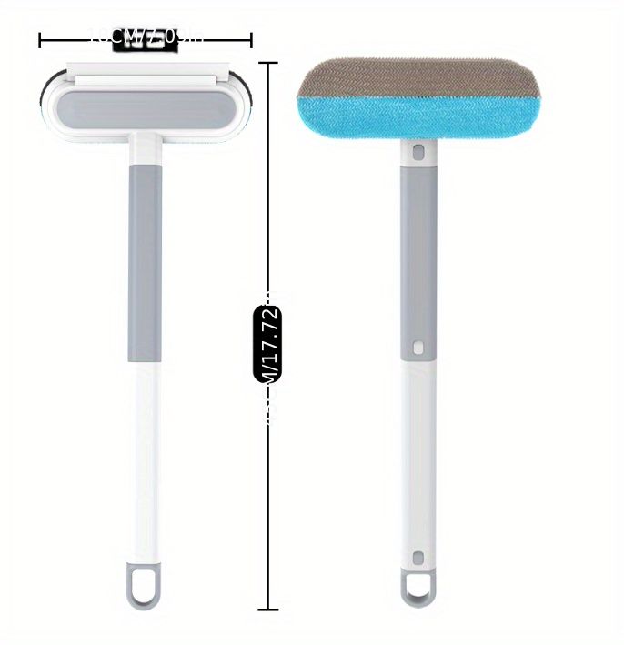 1pc 3 In 1 Non Disassembly Screen Window Brush Household Glass Wiping Tool Dual Purpose Dry Wet Screen Mesh Brush Cleaning Scraper_voghion.com