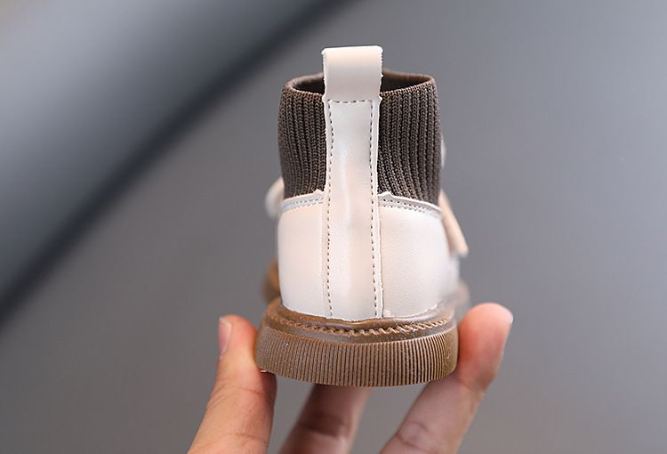 Chaussures d'hiver en coton pour filles, nouvelle collection 2025, chaussures de princesse pour bébés, nœud papillon, mignonnes, petites chaussures en cuir, bottes courtes, chaudes, pour enfants de 0 à 3 ans_voghion.com