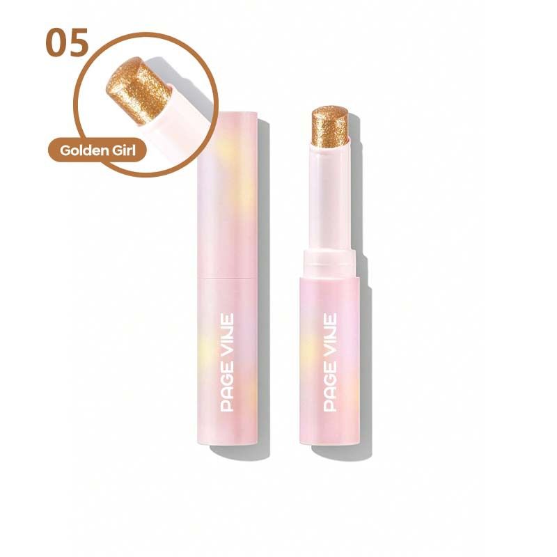 Makeup PAGE VINE Water Gloss Jelly Ultra Shiny Multi-color Eyeshadow Highlight Stick_voghion.com