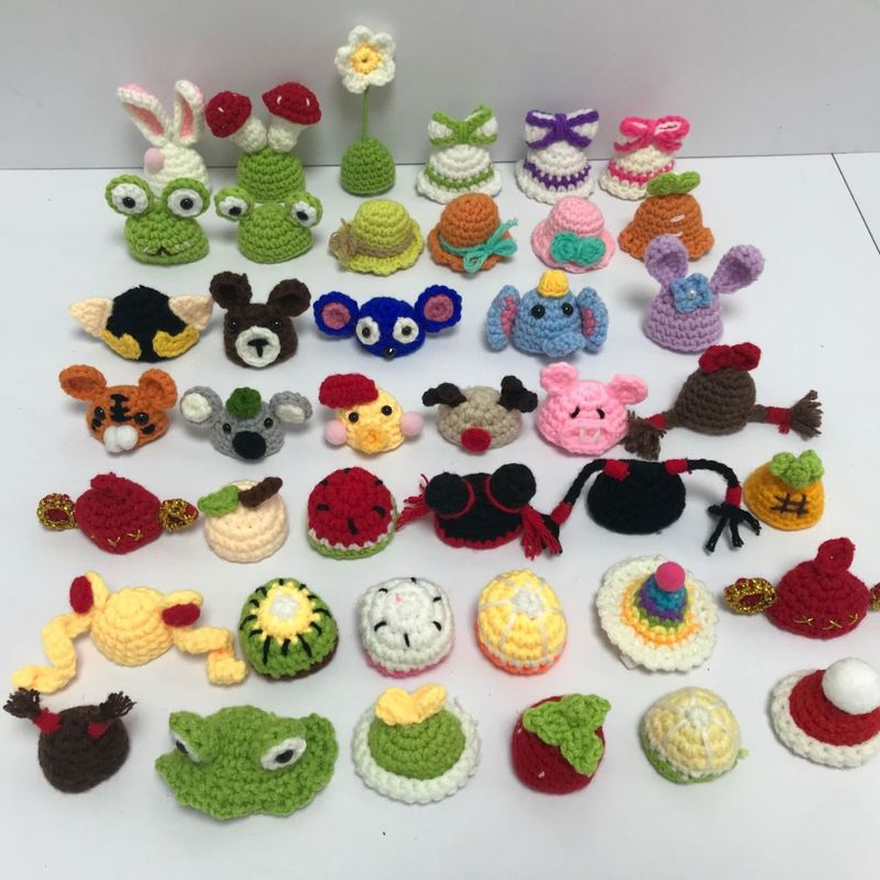 Hamster Knitted Animal Mouse Mini Bearded Dragon Pet Snake Reptile Small Hat_voghion.com