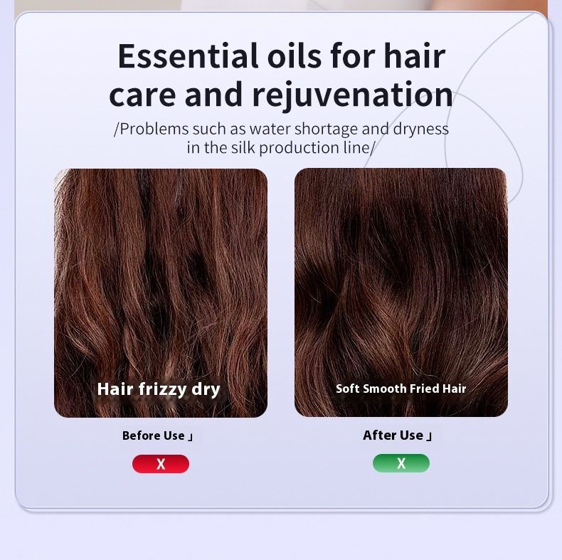 Scalp Massager With Vibration & Red Light Therapy, Microcurrent Mist For Hair Growth & Anti-Hair Loss, Essential Oil_voghion.com